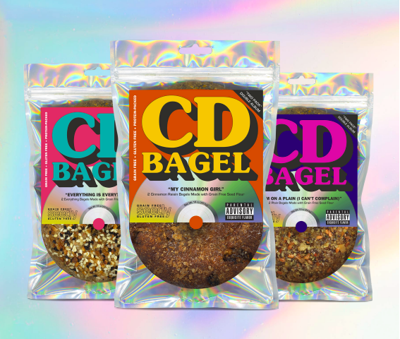 CD Bagel - developed by Molly Mills Creative
