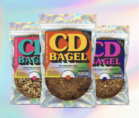 CD Bagel - developed by Molly Mills Creative