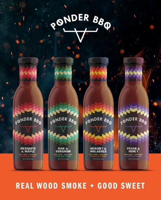 Ponder BBQ - developed by Molly Mills Creative